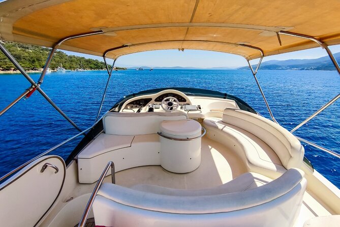 Private VIP Motoryacht Charter in Bodrum For 6 Hours With Lunch - Lunch on the Water: Menus, Soft Drinks, and Fuel for Swims
