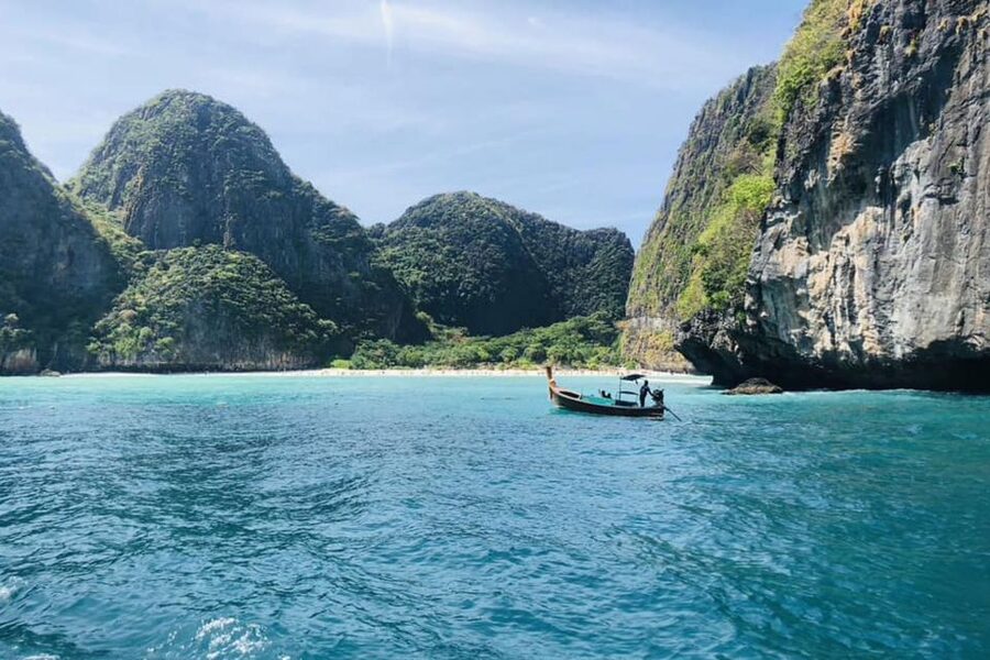 Private VIP Speed Boat Charter to Phi Phi Islands - Maya Bay views, Viking Cave scenery, and Loh Samah Bay timing