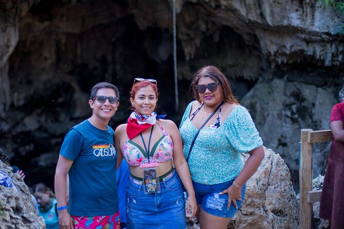Punta Cana Vip Buggy: Cave, Macao Beach, Free Pick-Up - Los Hoyos del Salado (Cueva Taína): the cave swim highlight