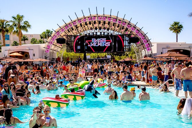 Rockstar Pool Party Crawl w/ VIP Entry & Party Bus Ride - Daylight Beach Club: fast-pass entry and the midday DJ scene