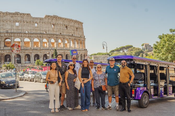 Rome by Golf Cart: VIP Ride to Trevi, Pantheon, Navona & More - Meeting at Crown Tours and what the ride experience feels like