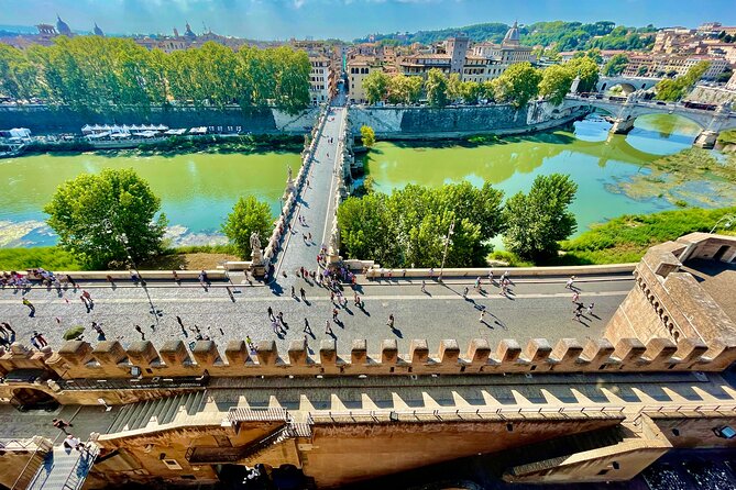 Rome Castel Sant Angelo VIP Private Tour and Panoramic Views - Ponte Sant’Angelo on foot: Hadrian’s bridge and a perfect short walk