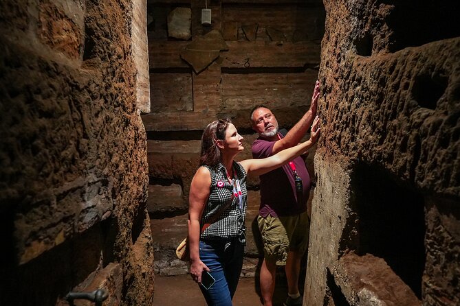 Rome Catacombs & Capuchin Crypts VIP Group Tour with Transfers - Via Appia Antica and the Aurelian Walls: Roman power lines from the van