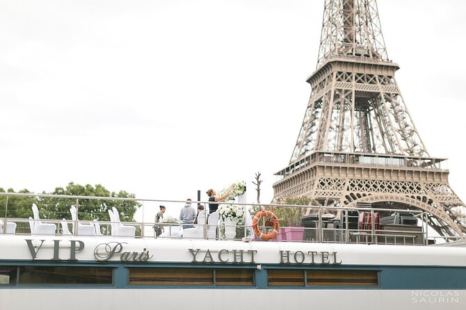 Seine River Dinner Cruise with Live Singer by VIP Yacht de Paris - Onboard vibe: small-boat comfort, WiFi, and a live singer that changes the tone