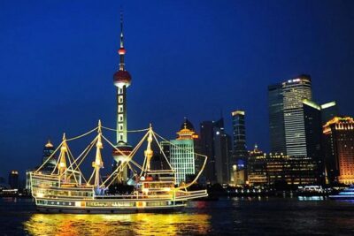 Shanghai Night River Cruise VIP Seating with Private Transfer and Dinner Option - VIP seating and the skyline you’ll actually recognize