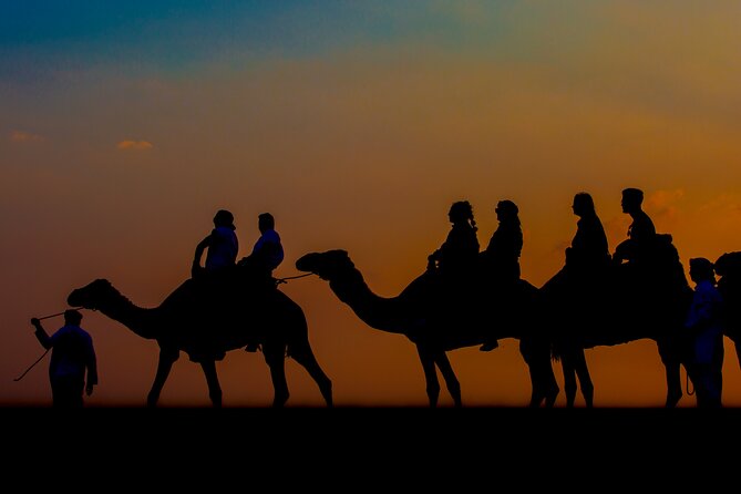 Sunset Camel Trekking with Falcon Show & VIP BBQ Dinner - Sunset Camel Trekking: How the 45 Minutes Work for Real Bodies