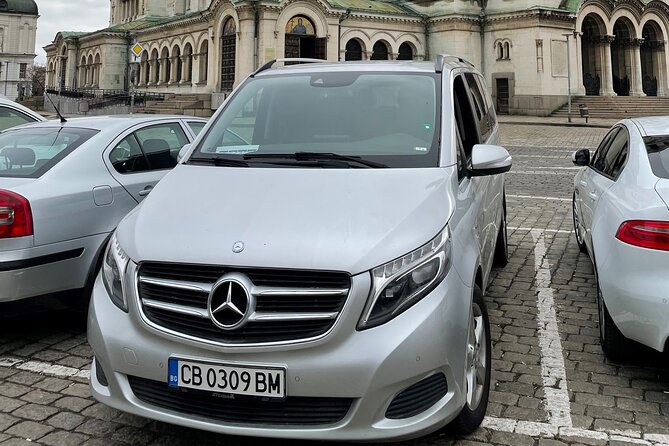 Transfer from the Sofia Airport to your hotel in Sofia by VIP Mercedes V class - That Possible Cathedral Glimpse on the Way to Your Hotel