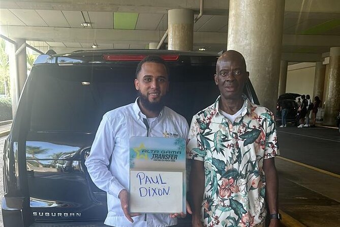 Uvero Alto Luxury and Safety VIP Cadillac transfer - Small Details That Add Up (Name Recognition, Water, and Driver Style)