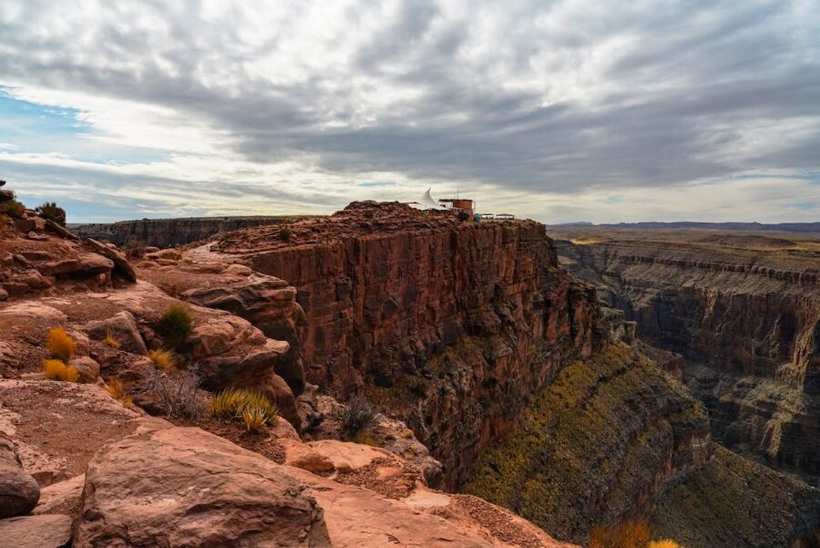 Vegas: VIP West Rim Helicopter Tour + Skywalk Option - Guano Point’s 360 Views: Stunning, But Choose Your Comfort Level