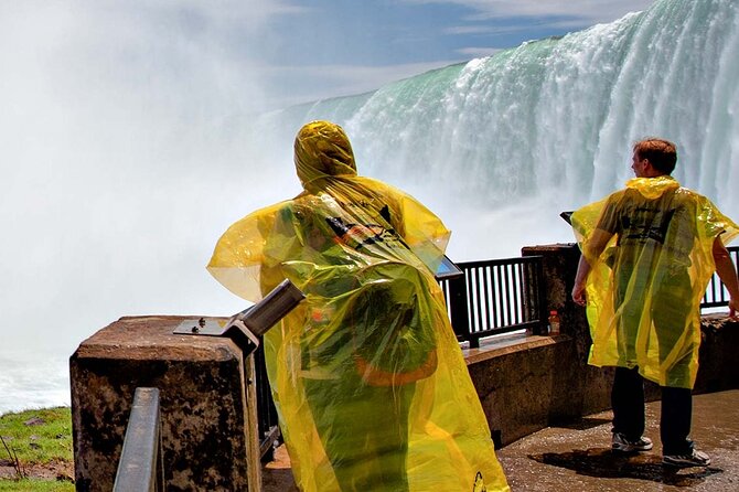 VIP "Adult Only" Tour Package includes the Boat to the Falls - Stop 1: Niagara City Cruises boat to the Canadian Horseshoe Falls