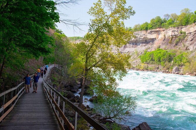 VIP "Adult Only" Tour Package includes the Boat to the Falls - Stop 4: Niagara Whirlpool viewing deck (ticket-free stop)