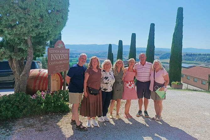 VIP Brunello Montalcino, Montepulciano & Val d'Orcia with Lunch - Montalcino: fortress views and a winery-farm lunch tasting that actually feeds you