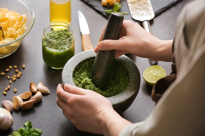 VIP Cooking Class with Carbonara, Pesto Making, Lasagna & Cannoli - Sant’Ambrogio Market: Your Ingredient Shopping Course