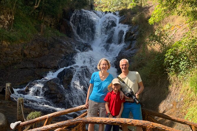 VIP Dalat 3 waterfalls - Datanla, Elephant Pongour & Coffee Tour - Datanla Waterfall: jungle air, pine-forest descent, and easy photo angles
