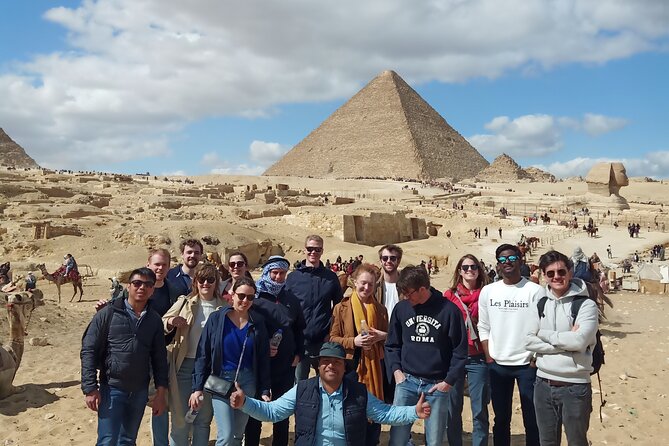 VIP Day Tour inside Giza Pyramids - Egyptologist guide on the ground: Sphinx, temple area, and meaning behind the stones