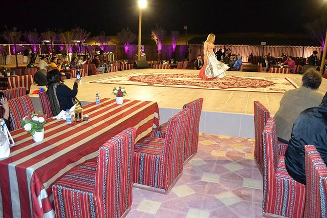 Vip Desert Safari dubai - Camp setup: henna, Arabic costumes, tea and soft drinks