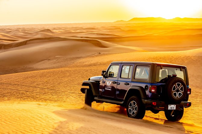 VIP Desert Safari Private & Front Area VIP Table Service - Jeep Wrangler Dune Bashing Near Al Lahbab: The Part You’ll Remember