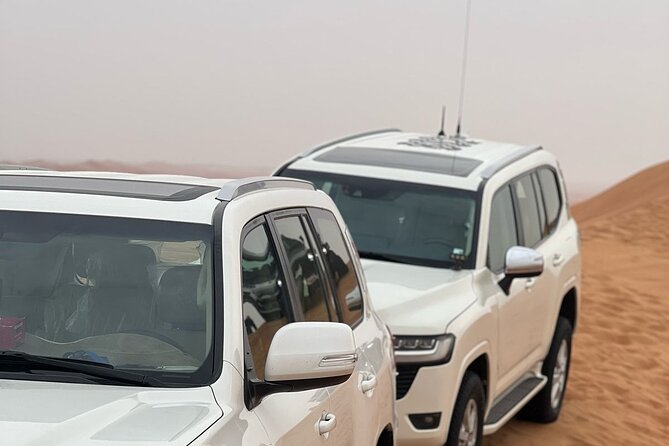 VIP Desert Safari with 4x4 pick up & drop, camel ride bbq dinner - The sunset photoshoot: when the dunes look their best