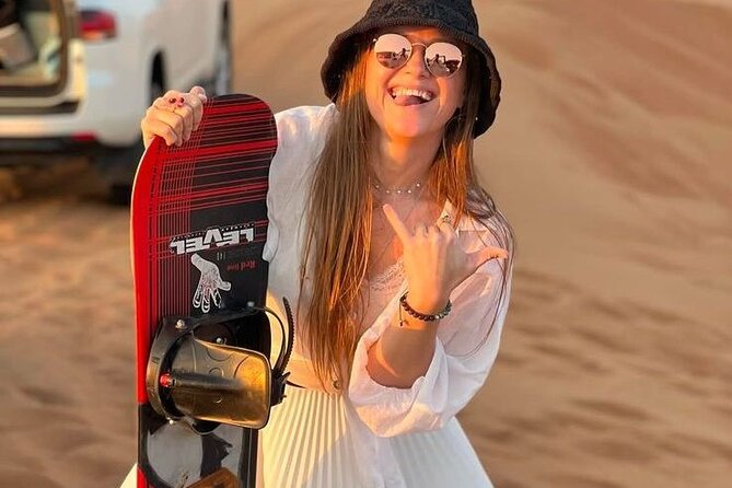 VIP Desert Safari with 4x4 pick up & drop, camel ride bbq dinner - Stop 1 in Lahbab: dune bashing, sandboarding, and the quad bike question