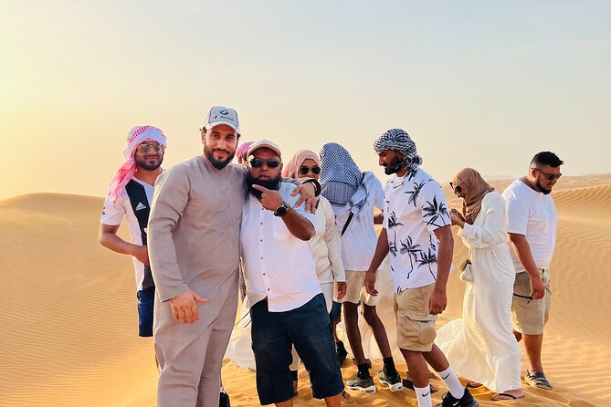 VIP Desert Safari with High Red Dune Bashing & Live BBQ Dinner - Sunset viewing and photographer-led desert photos