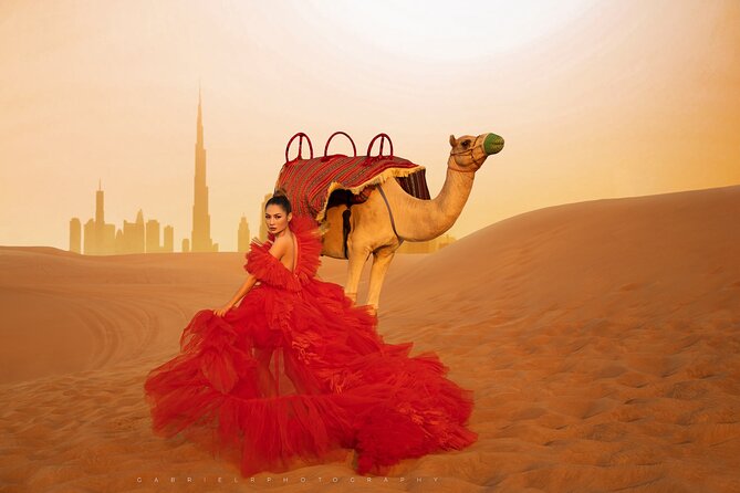 VIP Dubai Desert Safari Camel Ride, Sand Ski, Live BBQ Dinner - Camel Ride and Henna: desert culture without the pressure