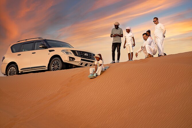 VIP Dubai Desert Safari Camel Ride, Sand Ski, Live BBQ Dinner - Guides and the VIP feel: why names keep showing up