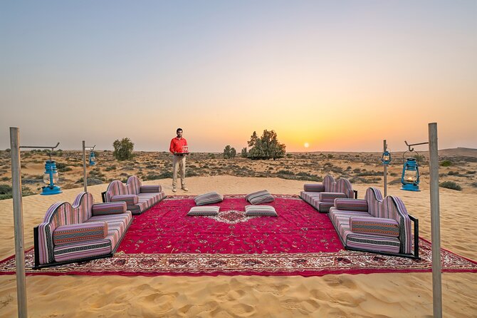 VIP Dubai Sunset Desert Safari: Camel Ride, BBQ, Unlimited Spirit - Getting to the conservation reserve: the calm contrast