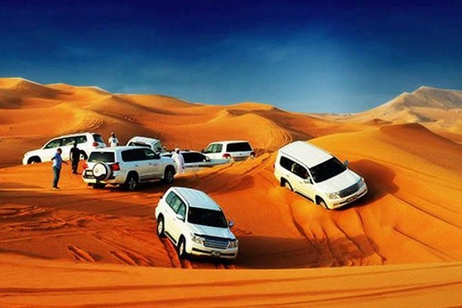 Vip evening Desert Safari pickup and drop by Land Cruiser - Key Highlights at Jannat Desert Safari Camp