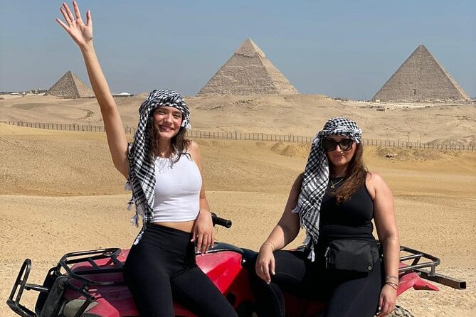 VIP Giza Pyramids,Sphinx,ATV bike,CamelRide,Shopping&DinnerCruise - Key highlights worth getting excited about