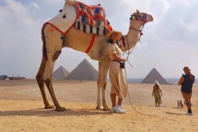 VIP Giza Pyramids,Sphinx ,Camel Ride& inside Great Pyramid Khufu - Pyramids of Giza: your first look and the best way to frame the photos