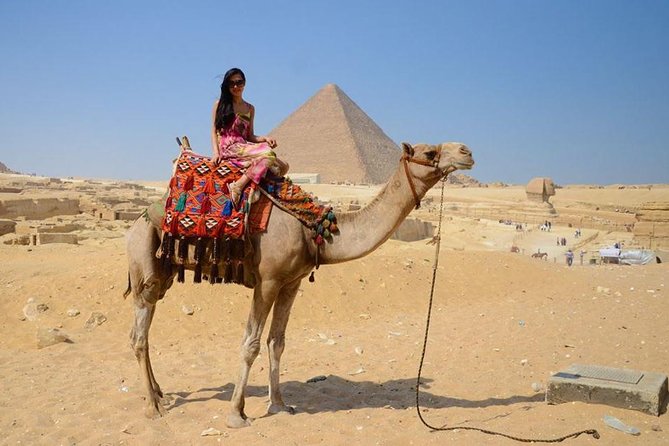 VIP Giza Pyramids,Sphinx, Camel ride, lunch & inside 3rd pyramid - Panorama Mountain: the best “I get it now” viewpoint