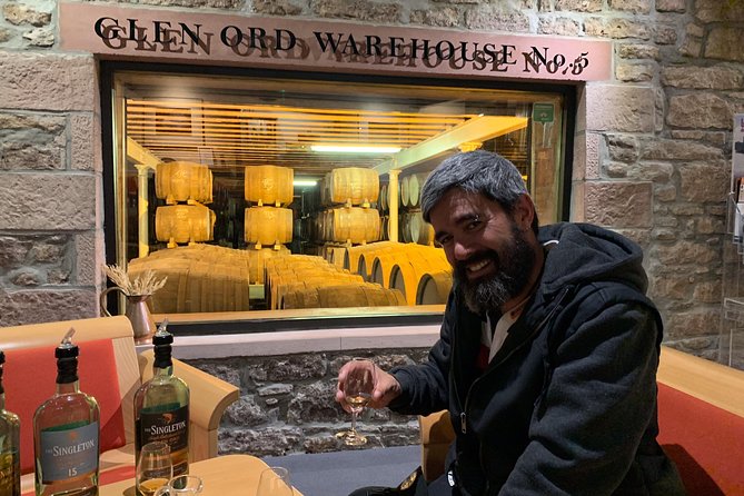 VIP Highland Whisky Experience from Invergordon - Stop 1: The Singleton Distillery Upgrade and a Diageo-Era Tasting Mix
