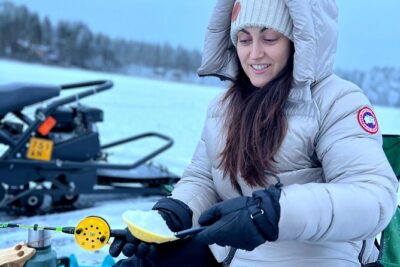 VIP Ice Fishing "ICEBREAKER" Lunch in Glass Igloo - Canada Goose warm clothing: why it’s more valuable than it sounds