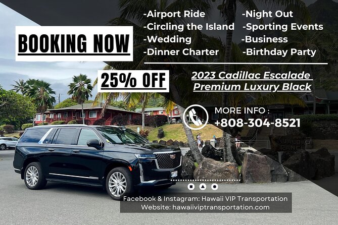 VIP Luxury Transfers: Honolulu Airport ↔ Waikiki ↔ Cruise Port - What’s included versus what costs extra
