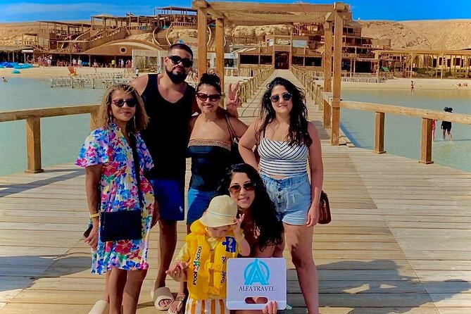 VIP Luxury yacht Snorkeling &Discover Orange Bay island _hurghada - Hotel pickup and marina timing: the day starts clean