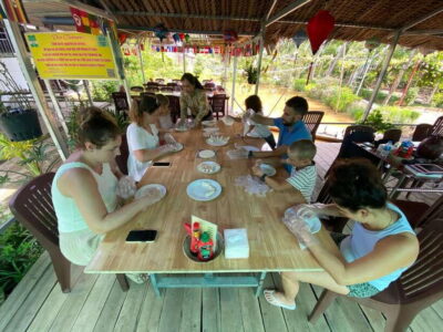 VIP Mekong Delta Full Day Cycling-Kayak-Cooking Group 10pax - The day’s rhythm: pickup at 7:40 and a return around 5:30