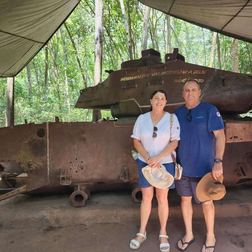 VIP NEW Tour 1Day Cu Chi Tunnels and Kayak Adventure Mekong - District 1 pickup and the ride to Cu Chi: expect a full day, not a quick trip