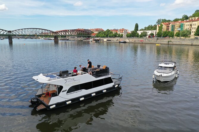 VIP Prague YachtBoat ONE Experience: All-You-Can-Drink - Deck vs. Lounge: How the Yacht Layout Affects the Mood