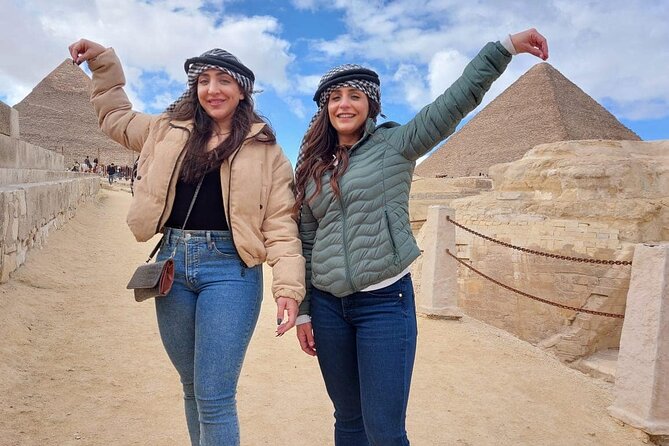 VIP Private GizaPyramids,Sphinx,Camel,QuadBike&Inside 3rd Pyramid - Great Sphinx of Giza: the face-to-face moment