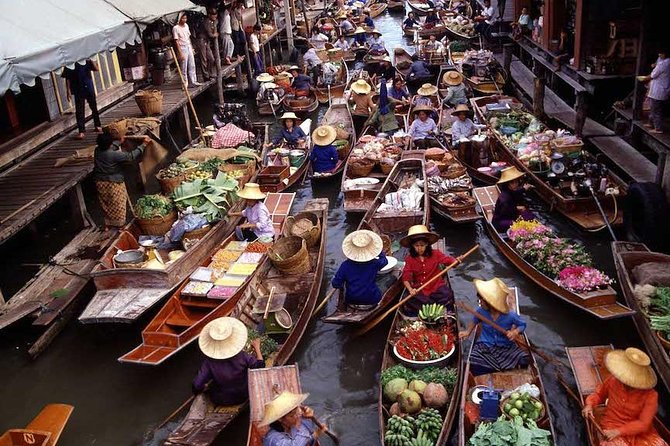 VIP Private Tour Damnoen Saduak+ Amphawa + Mae Klong Railway - Mae Klong Railway Market (Hoop Rom): The Train That Makes Vendors Fold