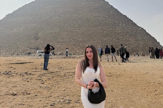 ViP Private Tour Giza Pyramids,Sphinx,camel ride , inside Pyramid - Great Sphinx + the high three-pyramid viewpoint that makes photos easier