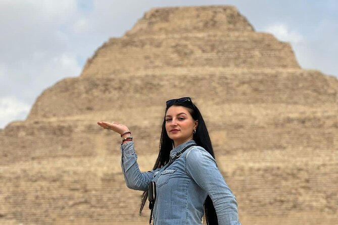 VIP Pyramid Teti , Sakkara Pyramids King Zoser & Memphis old City - Memphis Ruins and the Sphinx of Memphis near Mit Rahina