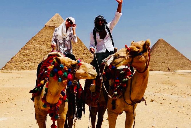 VIP Pyramids of Giza,Sphinx,sakkara,Memphis tour + camel ride - Lunch, snacks, water, and the camel ride add-on