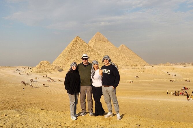 VIP tour of Giza plateau - Pyramids of Giza Time: Khufu, Khafre, Menkaure, and the Big Picture
