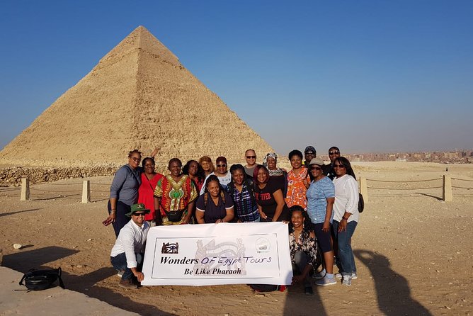 VIP tour to Giza pyramids, Sphinx, Camel ride, lunch, GEM museum - Grand Egyptian Museum: From Obelisk and Ramses to Main Galleries