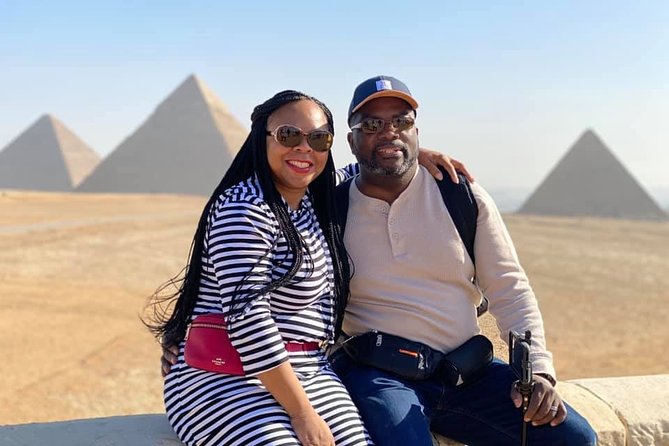 VIP tour to Giza pyramids, Sphinx, Camel ride, lunch, GEM museum - Pyramids of Giza: Khufu, Khafre, Menkaure in Plain Sight