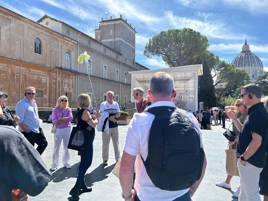 VIP Vatican Tour Sistine Chapel, St.Peter’s & Skip-the-Line - From Cortile del Belvedere to the Cabinet of the Masks