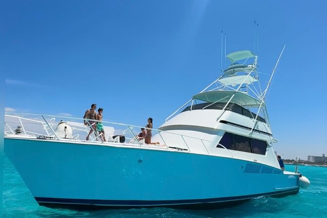 VIP YACHT up to 28 passengers - Isla mujeres snorkel - Key highlights to know before you go