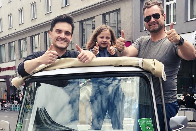 Wine & Vienna - the most popluar VIP Tour in Vienna - The Guide Factor: Sebastian, Simon, and Marcus Energy