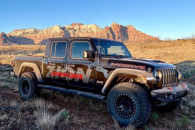 Zion Jeep Tour with Exclusive Access to Zion Cliffside Point - Key things to know before you go